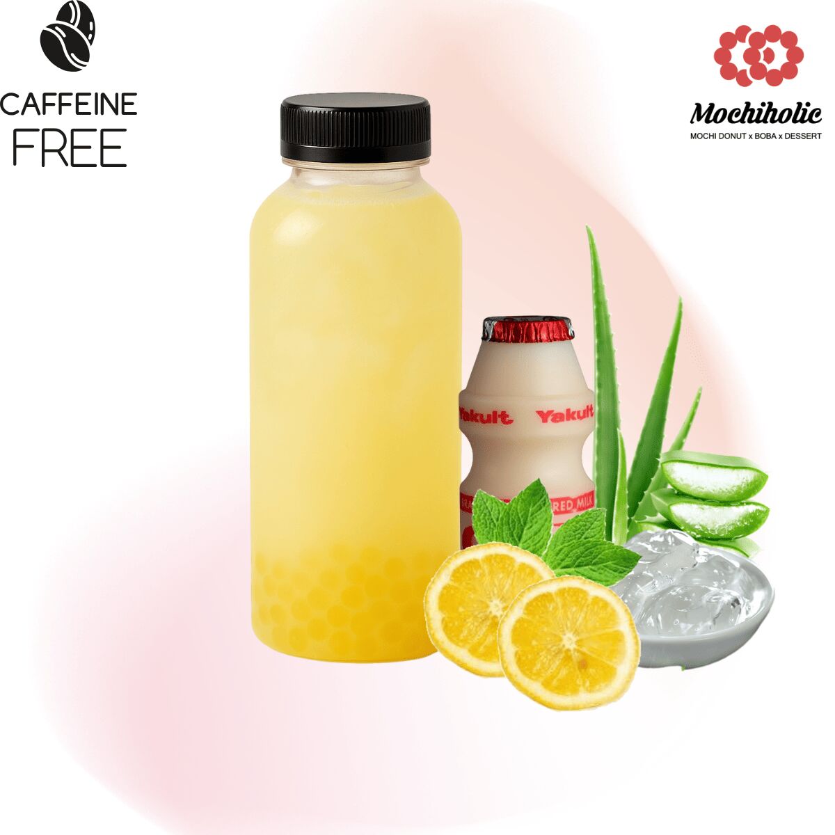 Lemon Yakult Aloe Drink 16oz 1 個
