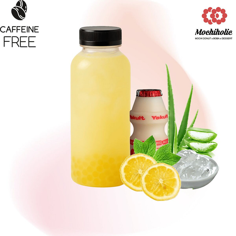 Lemon Yakult Aloe Drink 16oz