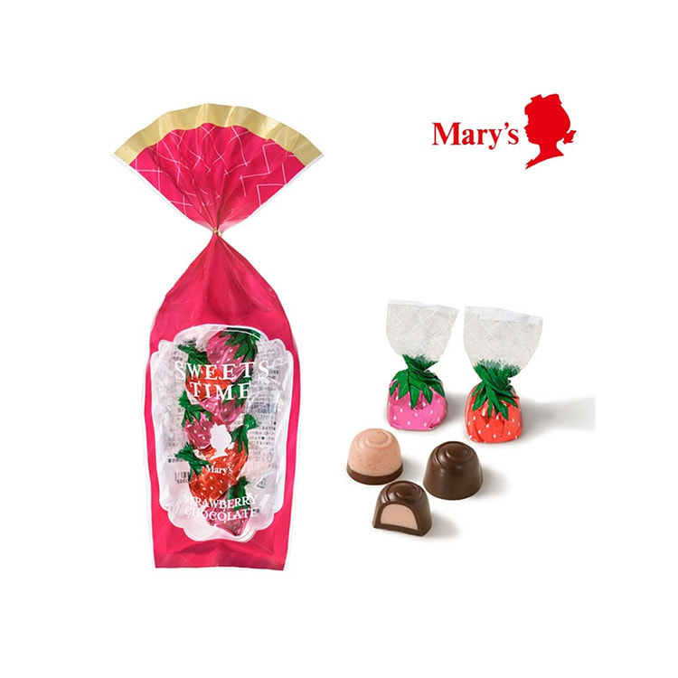 【日本直邮】Mary's 玛丽巧克力  国产草莓巧克力