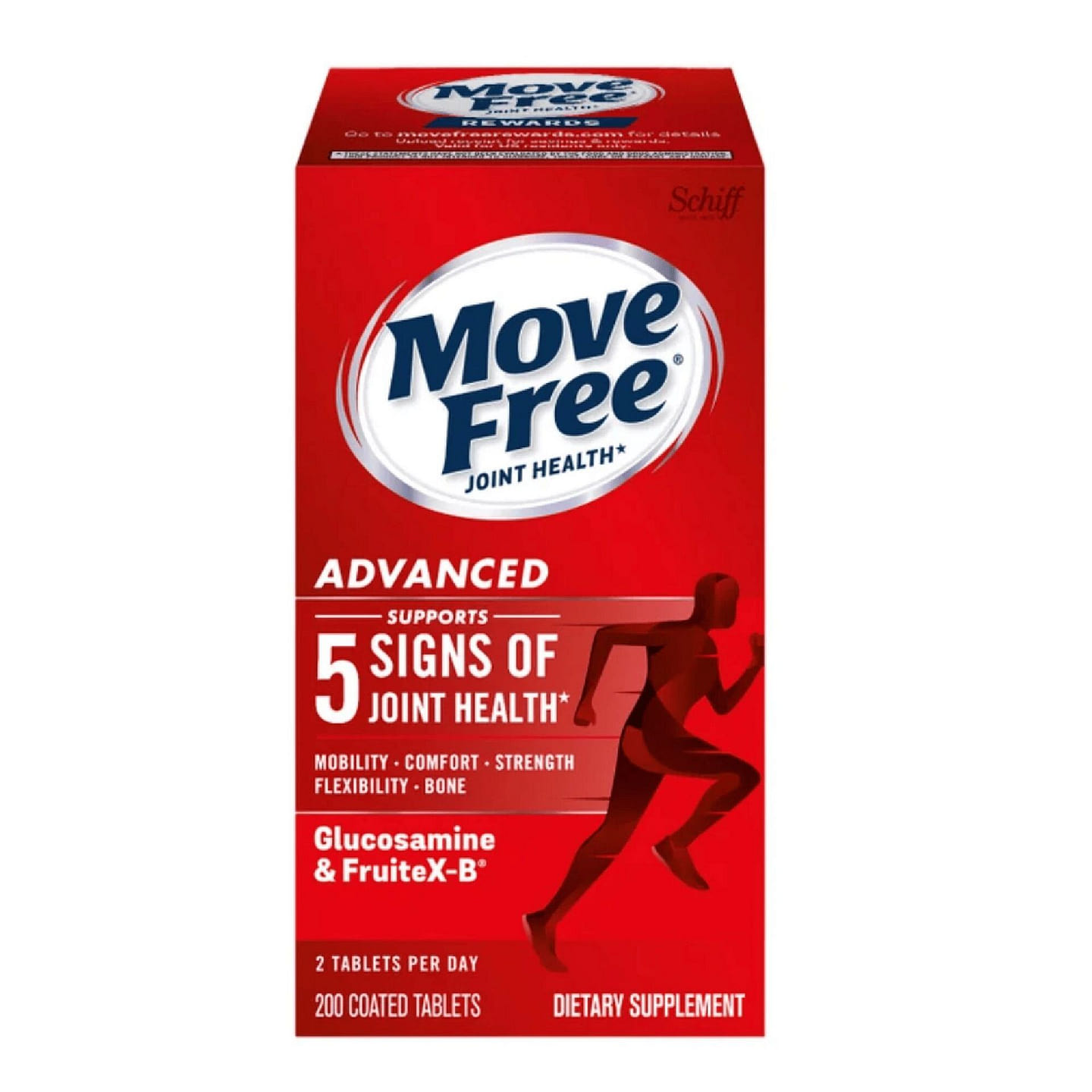 Move Free Advanced Joint Health 200 Tablets 1 bottle