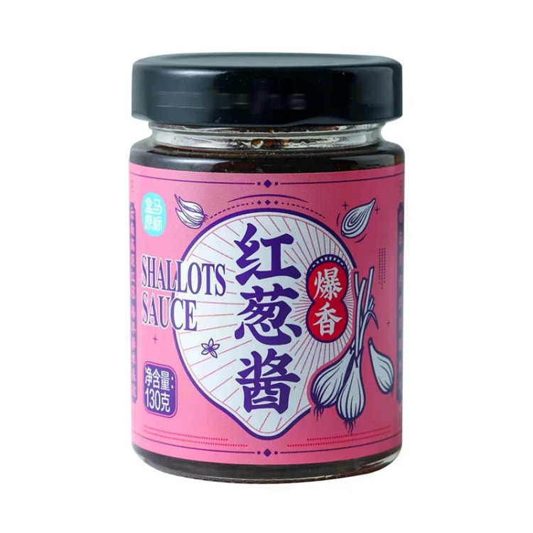 盒马爆香红葱酱130g*1瓶