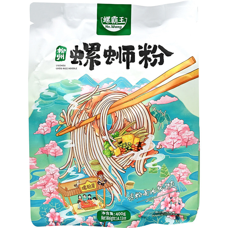螺霸王蘑菇螺蛳粉大包装400g