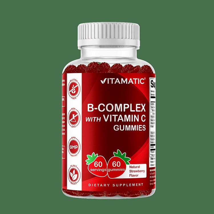 B-Complex with Vitamin C | 60 Gummies