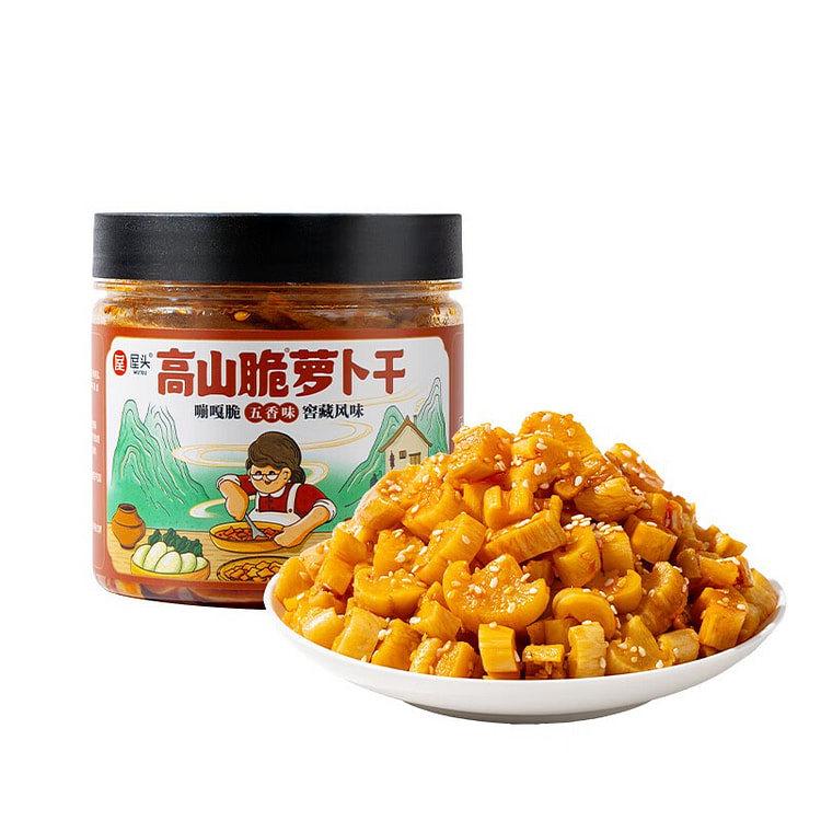High Mountain Crispy Radish, Five-Spice Flavor 230 g