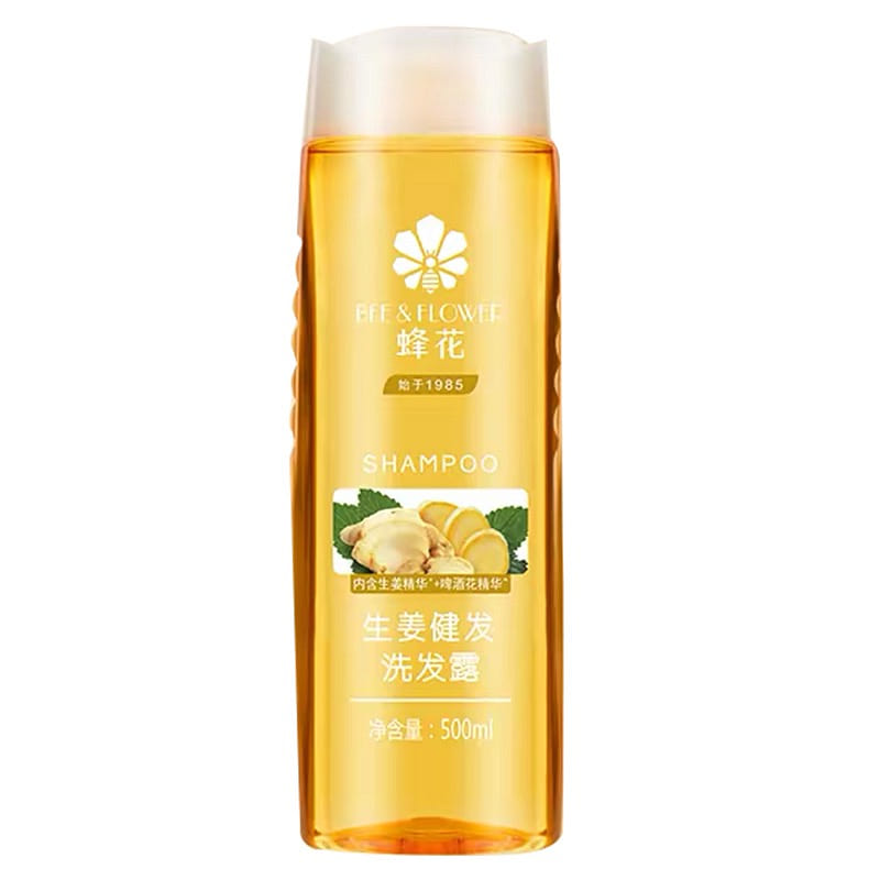 BeeFlower Ginger Shampoo No Silicone Strong Roots 500 ml