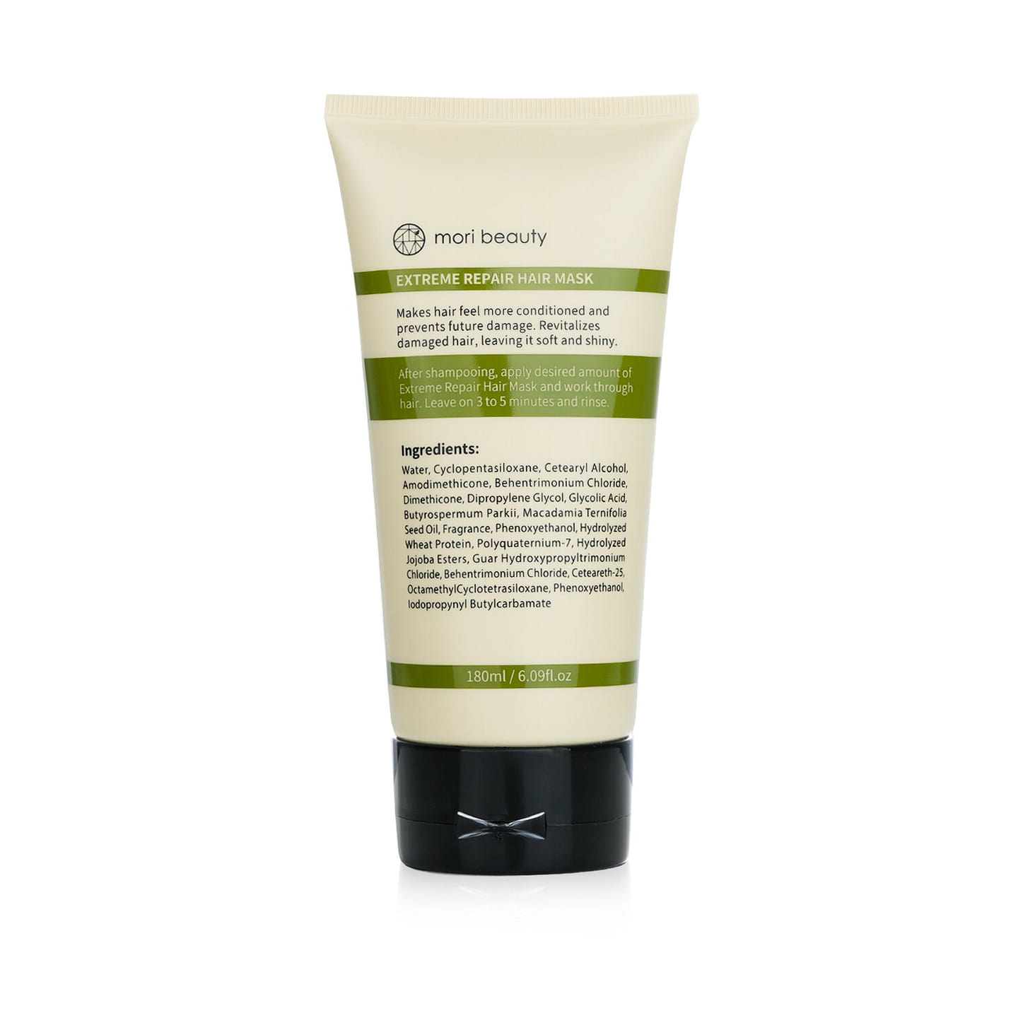 mori beauty by Natural Beauty Extreme Repair Hair Mask T640 (Exp. Date: 06/2024) 180 ml
