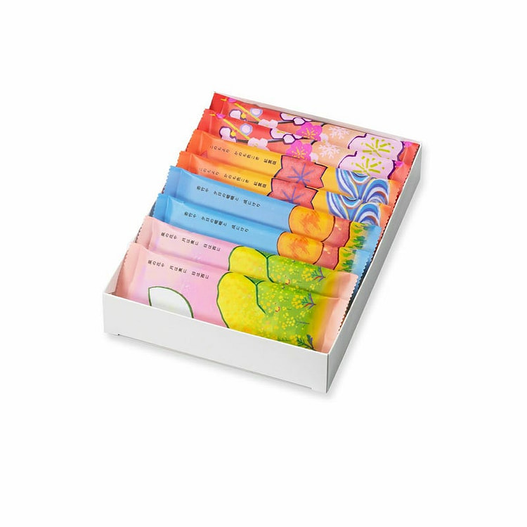 京都六角 季节限定 混合米饼 8袋 1 份