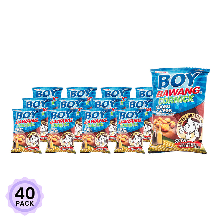 Boy Bawang 玉米脆果 醋烹鸡味 90 克*40 包