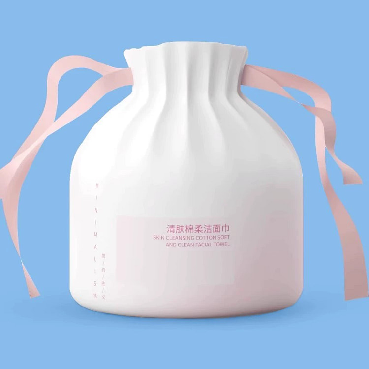 洗脸巾一次性棉柔巾纯棉吸水不掉毛底部抽取式35节*1包