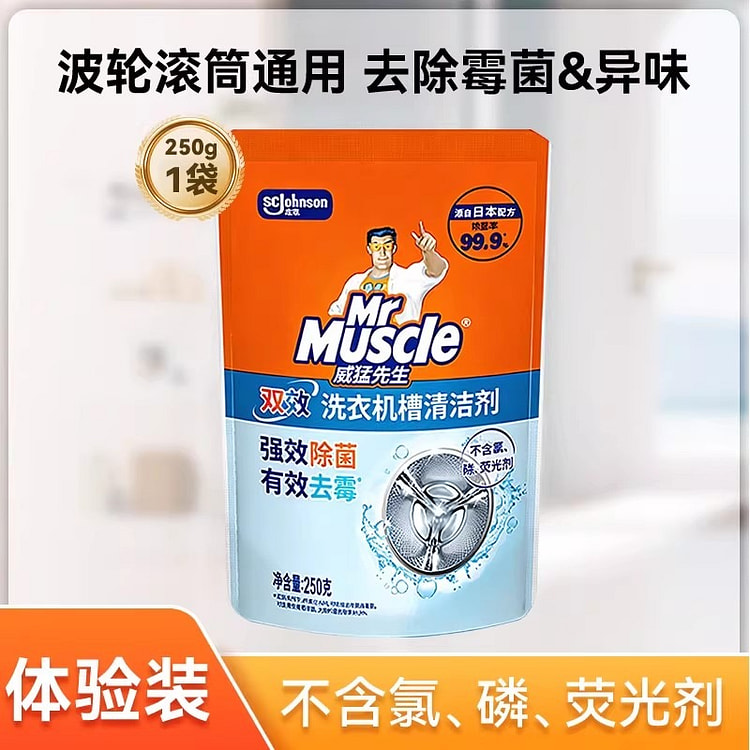 威猛先生 滚筒洗衣机槽清洗剂除霉垢净250g/袋 250 克