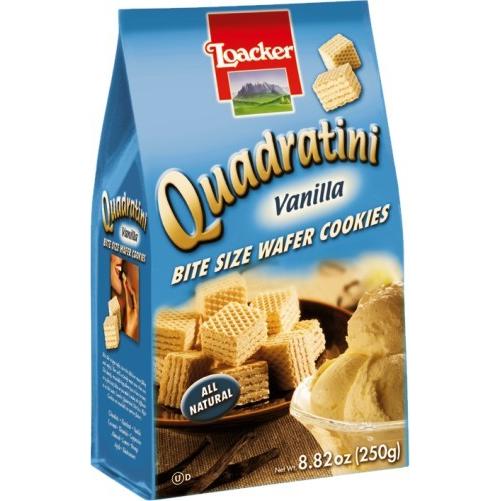 Loacker Vanilla Quadratini, 8.82 oz 1 份