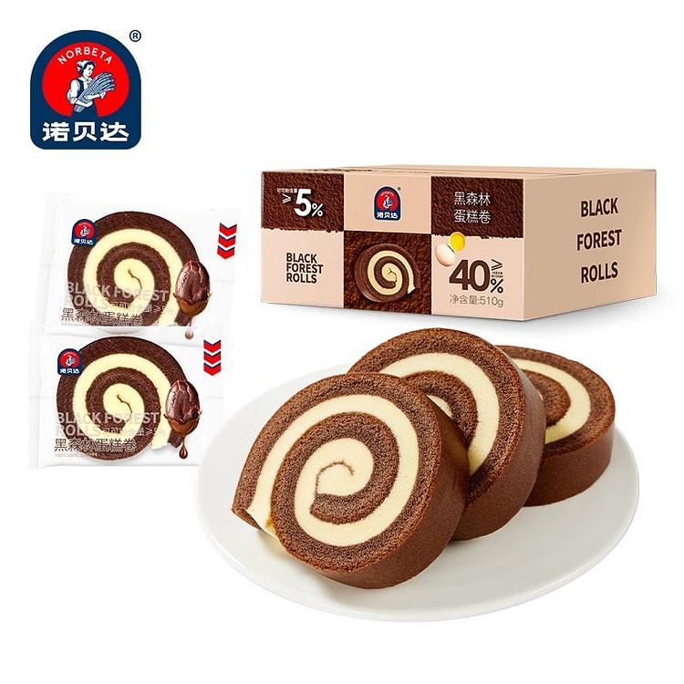 Black Forest Camel Milk Coconut Cake Roll 510g