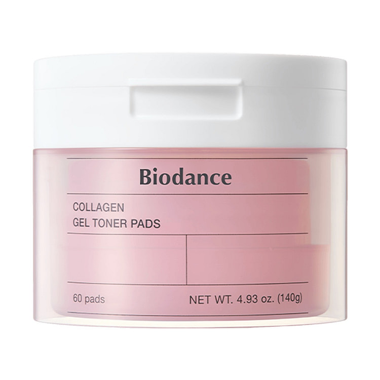 Pink collagen hydrogel toner cotton pads, 60 Pcs 1 box