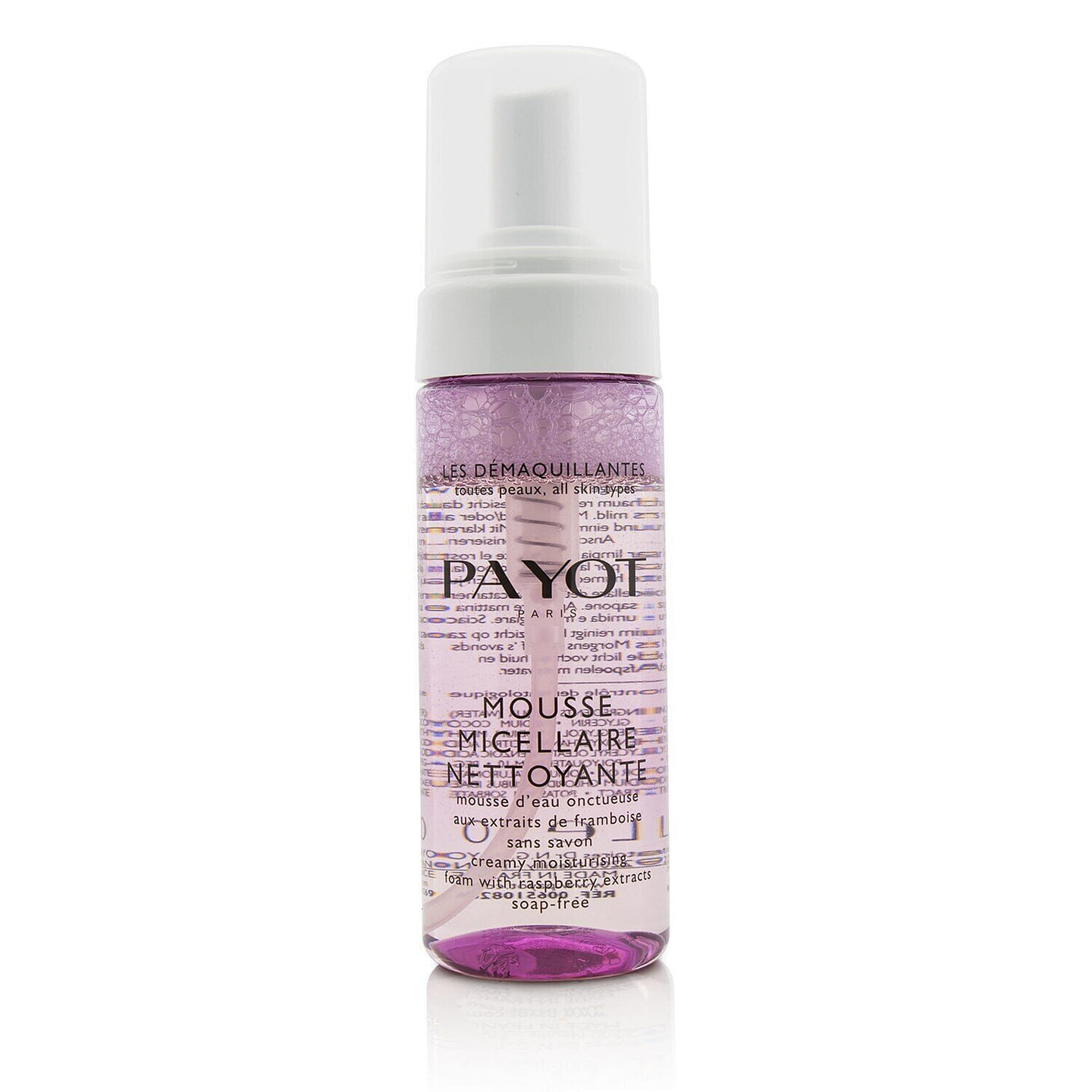 Payot Les Demaquillantes Mousse Micellaire Nettoyante – Creamy Moisturising Foam with Raspberry Extracts 150ml/5oz 150 ml