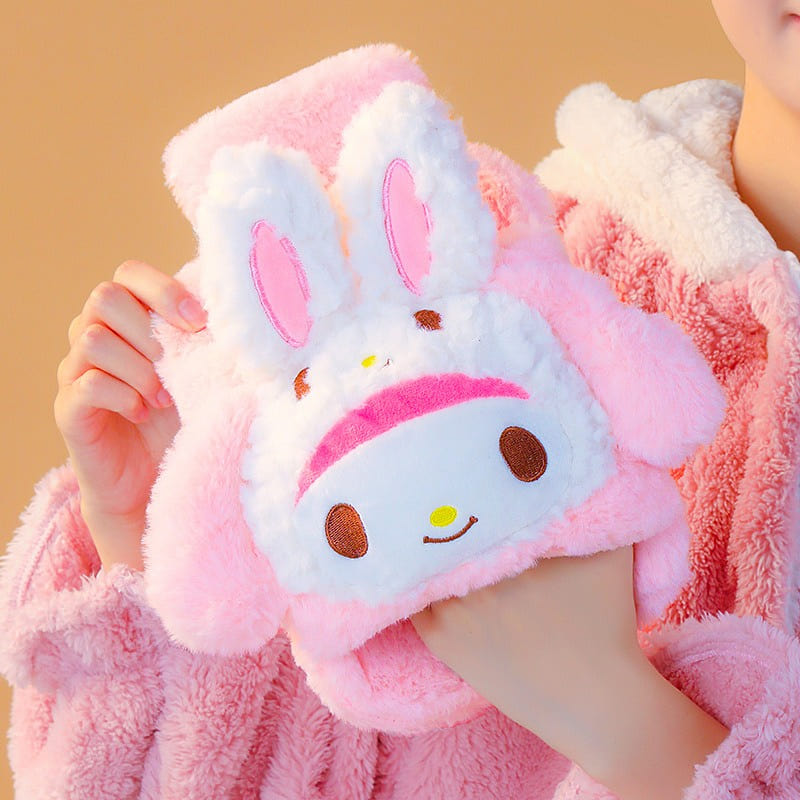 Sanrio Cartoon PVC Hot Water Bottle Large Size Hot Water Bag 1000ML My Melody 1 개