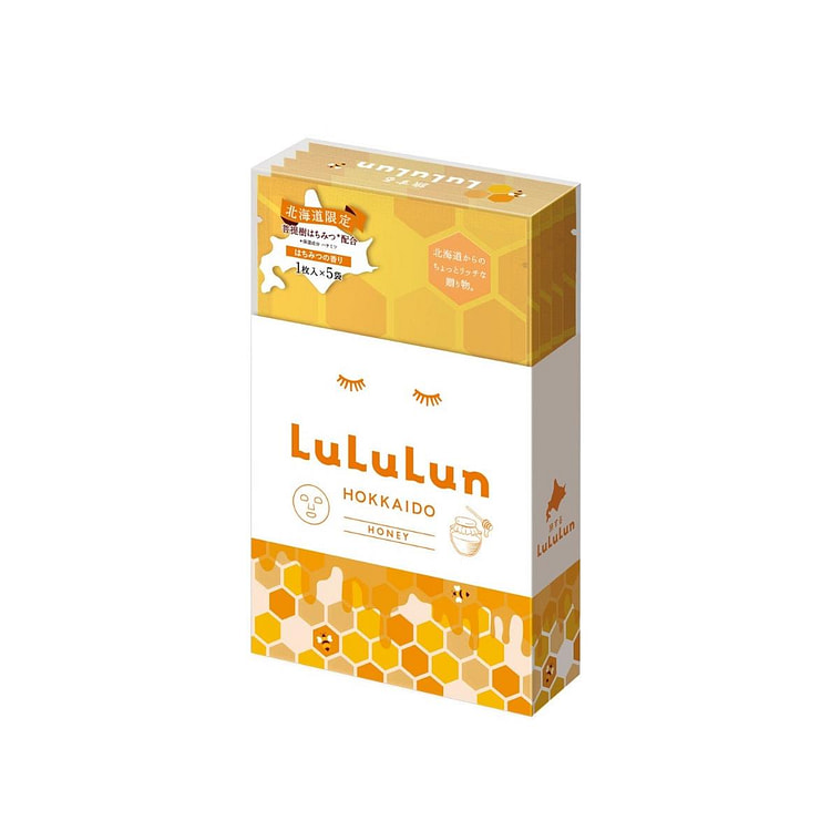 LuLuLun 北海道限定蜂蜜面膜 5片