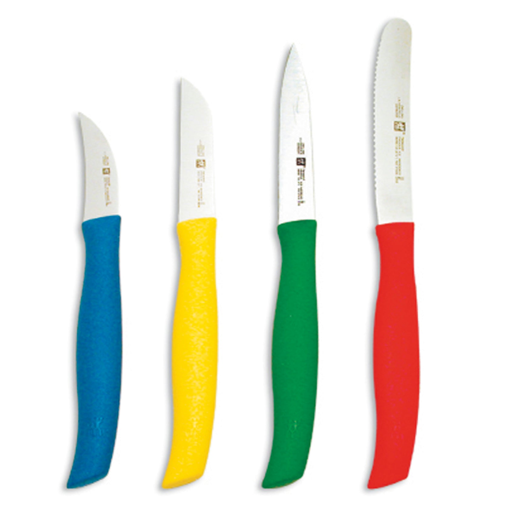 ZWILLING TWIN Grip 4-pc Multi-Colored Paring Knife Set - Weee!