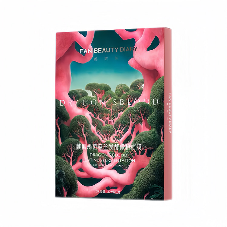 Fanbeauty麒麟竭菌菇丝发酵修护面膜龙血面膜