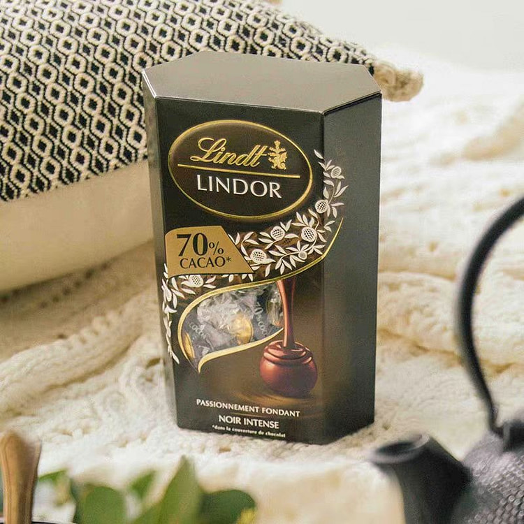 Lindt瑞士莲软心70%特浓黑软心巧克力200g