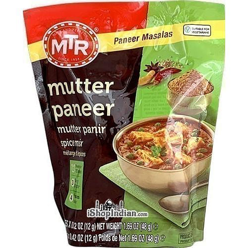 MTR Mutter Paneer Masala Spice Mix, 1.69 oz pack 1.69 oz