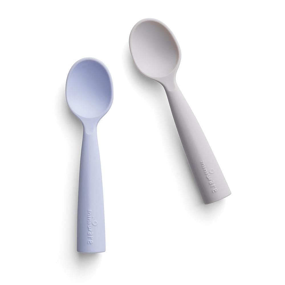 Miniware Teething Spoon Set Gray + Lavender 1 each