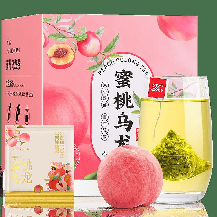 蜜桃乌龙茶 组合花果茶 白桃乌龙奶茶1盒 30 克