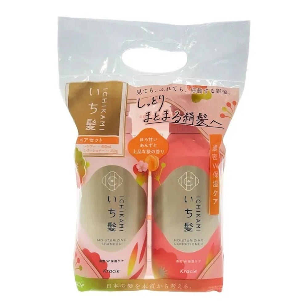 KRACIE ICHIKAMI Sham&Cond Almond & Cherry Blossom 1 count