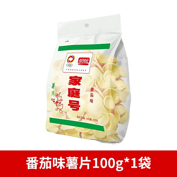 盼盼 家庭号薯片番茄味 100 克