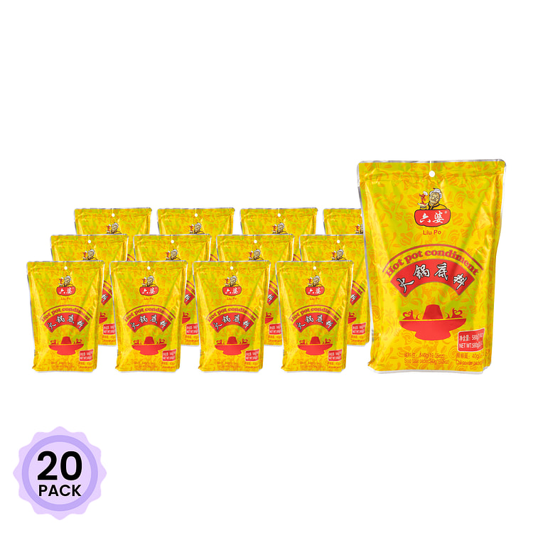 Cốt Lẩu Mỡ Bò Liupo 580 g*20 pack