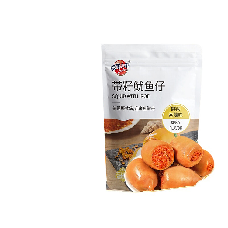 蜡笔小新带籽鱿鱼仔墨鱼仔香辣味90g*1袋