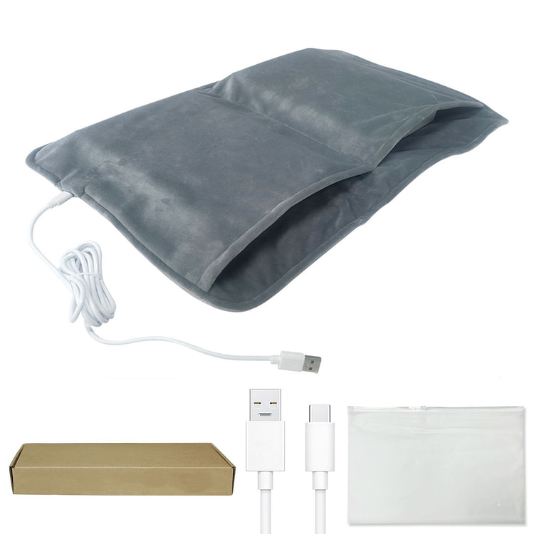 加热垫 USB 石墨烯加热智能恒温脚部可机洗缓解抽筋疼痛 11.9”×19.7”