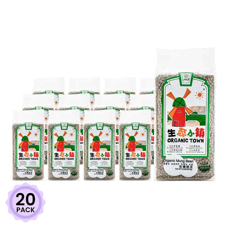 Organic Town 녹두 2 파운드*20 팩