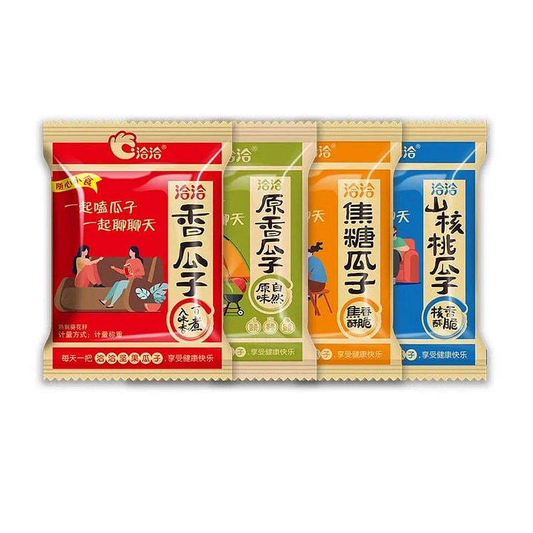 洽洽瓜子散装焦糖原味五香山核桃年货葵花籽炒货30袋 660 克