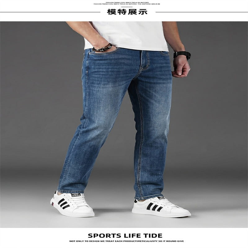 Men’s slim-fit straight-leg jeans, size 36#, 1 pie 1 box