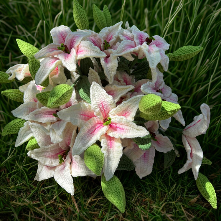 针织花- 百合