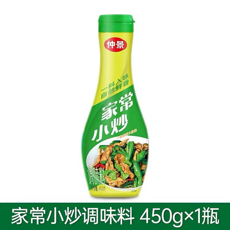 仲景家常小炒调味料450g炒菜料家用辣椒炒肉调味汁 1 瓶