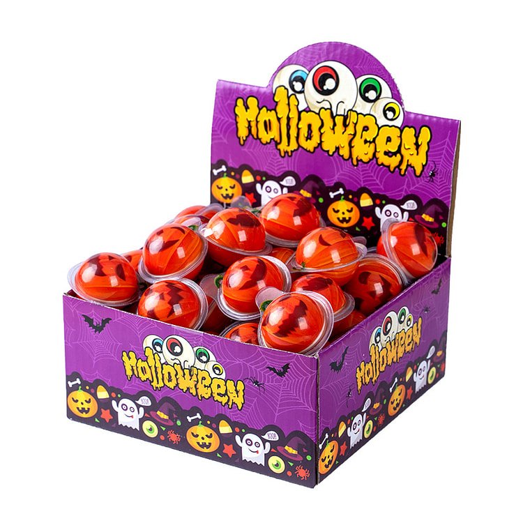 Quanwang Halloween Candy Pumpkin Candy 30pcs 300g * 1 Box
