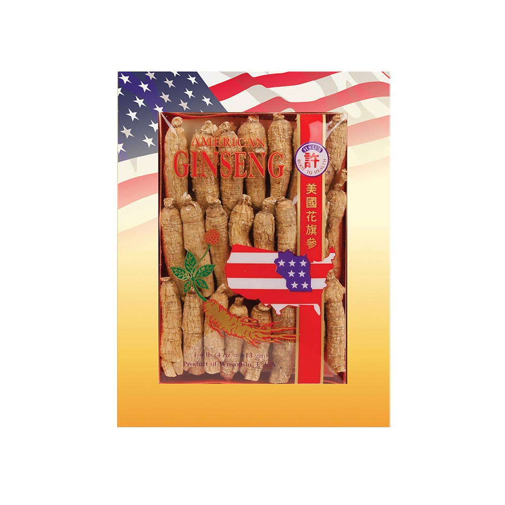 HSU'S GINSENG Half Short Medium Small 4oz 1 box