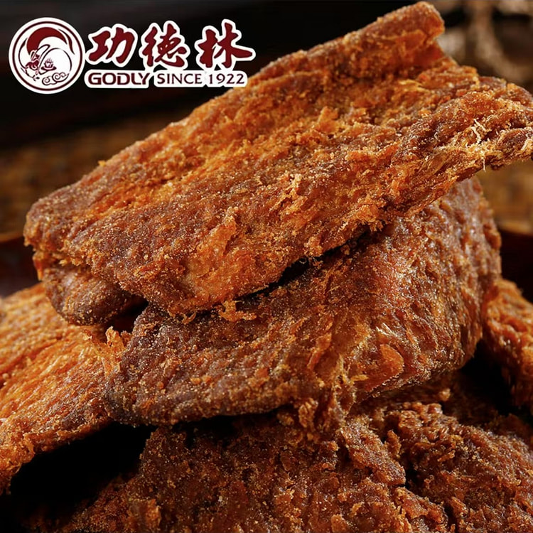 功德林 素牛肉干 仿荤素食素肉休闲零食豆制品