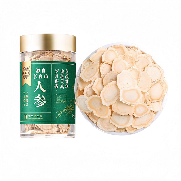 人参片泡水喝100g东北长白山人参吉林老山参正品 100 克