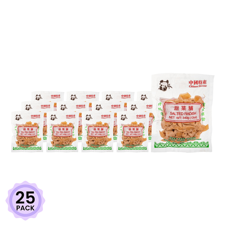 Panda Salted Radish 340 g*25 pack