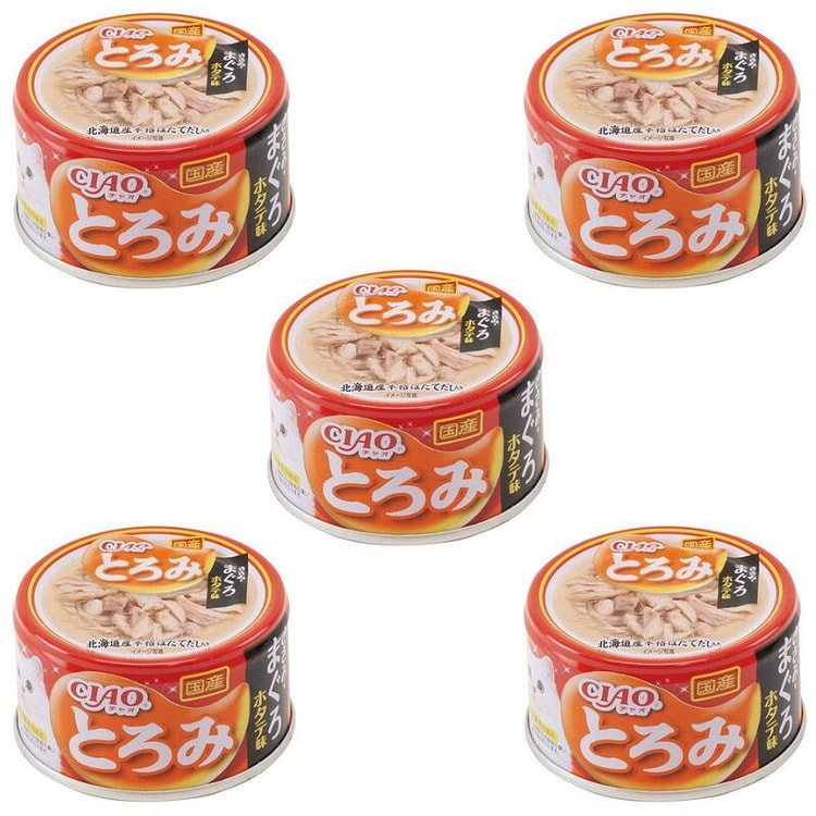Inabao Chicken Breast&Tuna&Scallop Flavor 80g*5