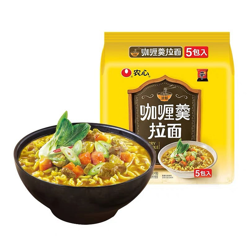 Nongshim Curry Flavor Instant Noodles (Korea) 580g 580 g