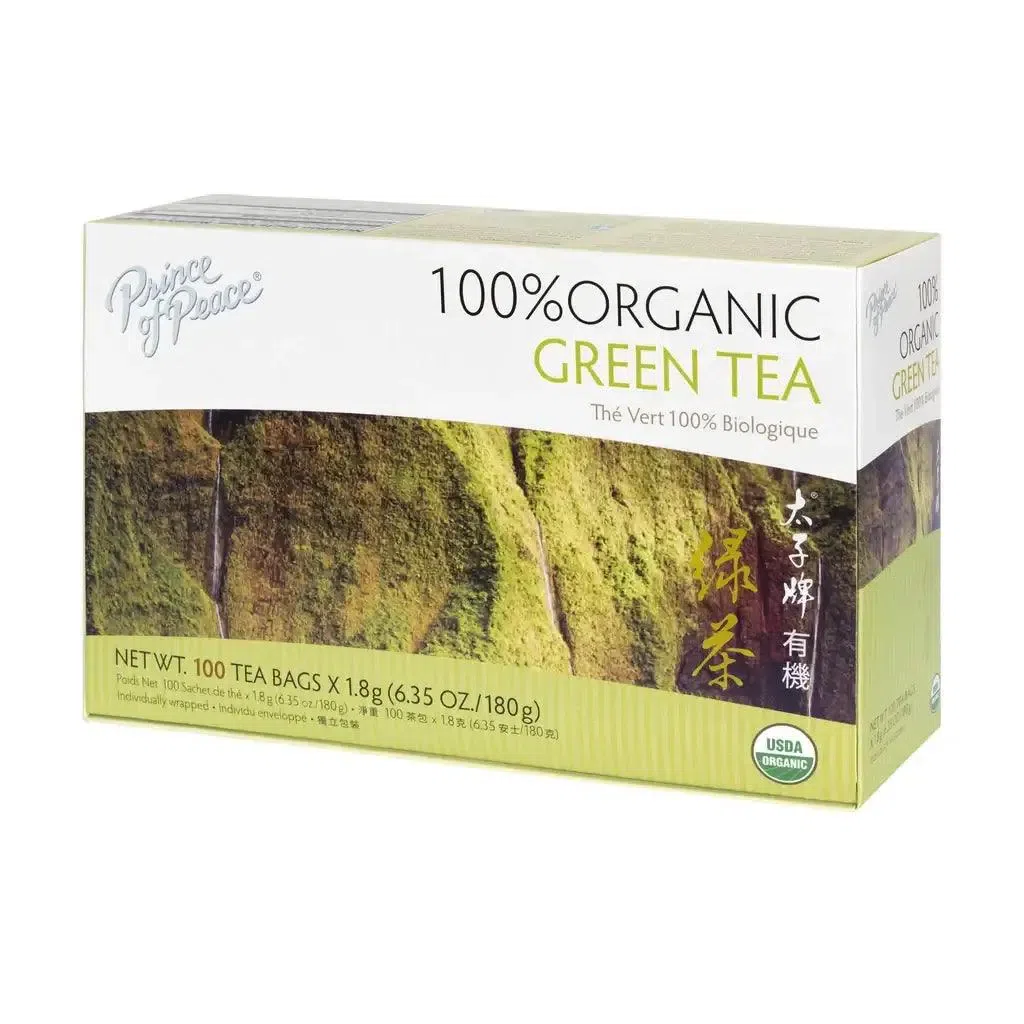 和平王子牌 USDA 有机绿茶 -100 6.35 盎司