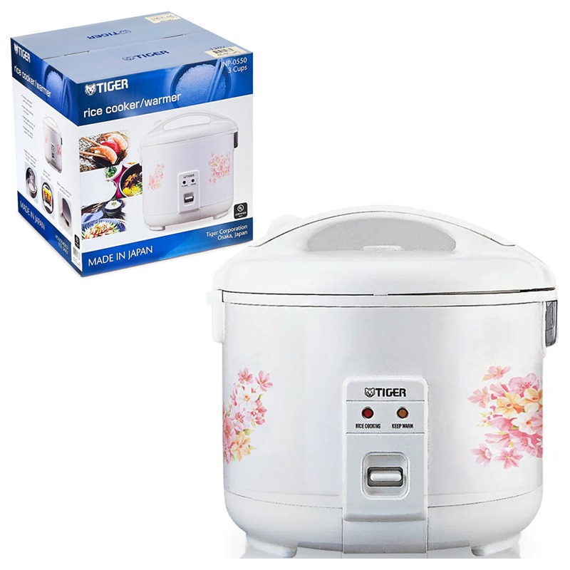 Tiger Rice Cooker Warmer 3 Cup, Flower 1 each