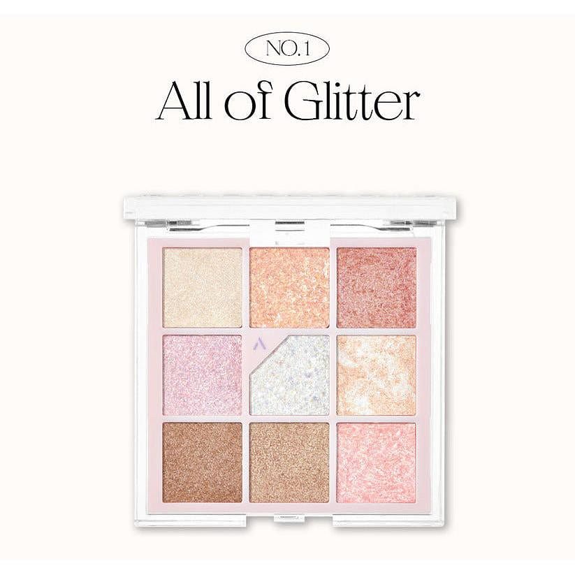 UNLEASHIA Glitterpedia Eye Palette (No1 All of Glitter) 6.2 g