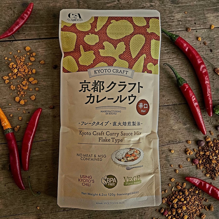 京都工艺日式咖喱酱料粉-辣 120 克