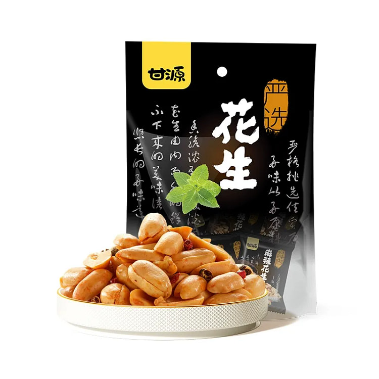 甘源花生（麻辣味）酒鬼花生米炒货下酒菜零食约17包 285 克