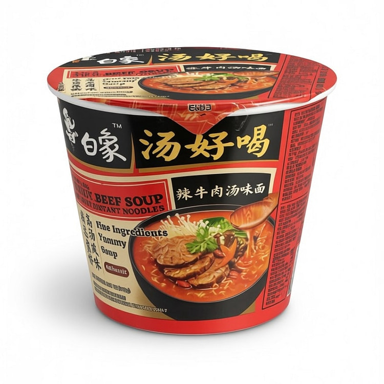 Baixiang Soup Delicious Spicy Beef Noodles - 107g 107 g