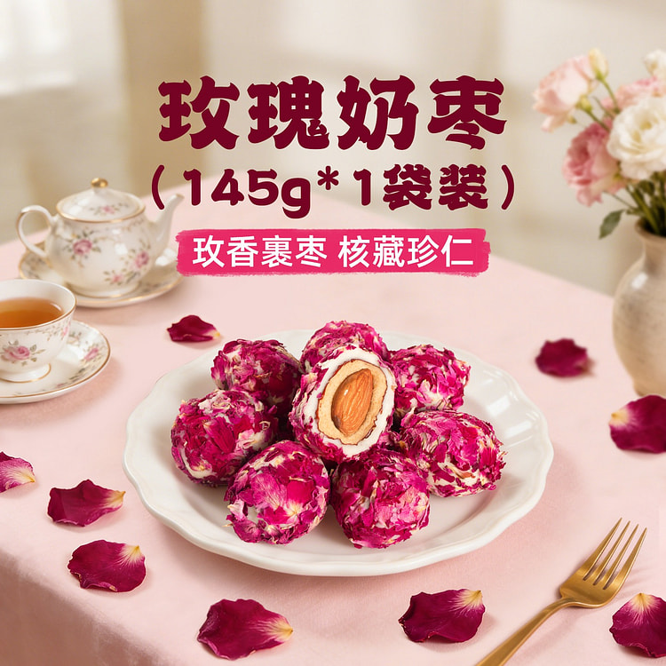 Bengongel rose almond milk dates 145g 145 g